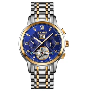 M029 Classic Stainless Steel Automatic Mechanical Watch for Men