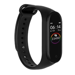 M4 Smart Bracelet Watch Men IP67 Waterproof Heart Rate Tracker Touch Screen IPS Display Android & IOS OEM Sports