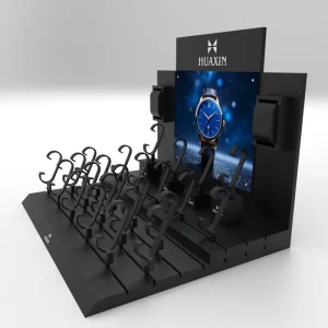 MDF Watch Display Stand Matte Lacquered Finish Luxury Elegance Environmentally Friendly Design DP069 Model