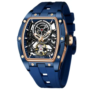 MF0603G Men’s Sports Mechanical Tonneau Dial Automatic Movement Luxury Waterproof Hollow Out Watch