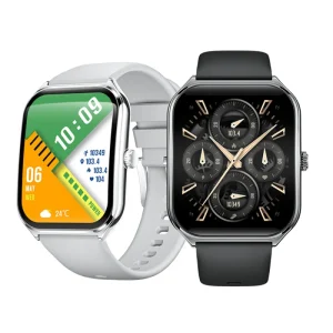 MT61 2.5D Curved 1.96″ AMOLED HD Touch Screen Display Bluetooth Smartwatch 24-hour Health Monitoring IP67 Waterproof Sport Watch