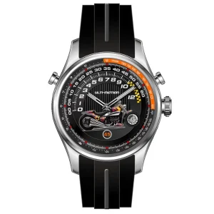 Man Cool and Fashionable Gear Box Multi Functional Large Vintage Mechanical Watch Crazy Hour Movement