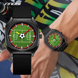 Man Watches Luxury Football Design Sport Quartz Watch Waterproof Shockproof Outdoor Adventure Wristwatch