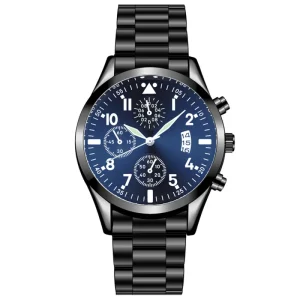 Manufacture Custom Original Brand Business Style Stainless Steel Waterproof Automatic Quartz Watches for Men