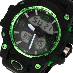 Manufacturer Fashion Digital Watch Dual Time Analog Led Clock Waterproof Sports Men Digital Wrist Watch Custom Logo