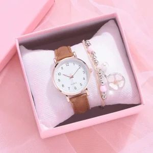 Manufacturer Gift Box Various Women’s Casual Fashion Wristwatch Leather Band Student Foreign Trade Watch