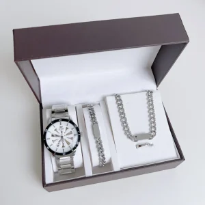Manufacturer Luxury Fashion Men’s Automatic Movement Stainless Steel Band Waterproof Watch