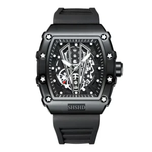 Manufacturers Direct Sales Men’s Watch Glow-in-the-dark Quartz Watch Quare Dial Silicone Sport Watch