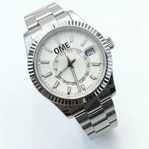 Manufacturers Fully Automatic Three-Hand Analog Roman-Numbered Dial Luminous Stainless Men’s Mechanical Watch