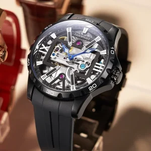 Mark Fairwhale Pioneer Series Sport Automatic Self Winding Mechanical Watch Men’s Stainless Steel Case Coated Glass Luminous