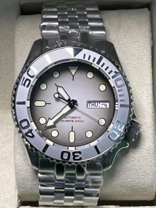 Mechanical Automatic Luxury Sport Watch 42mm 20m Waterproof Stainless Steel White Gold Luminous Pointer Dial Explorer Fashion
