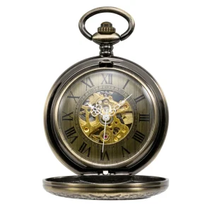 Mechanical Automatic Vintage Old Antique Pocket Watch Montre De Poche