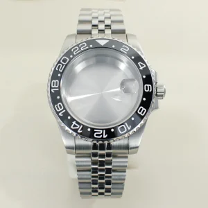 Mechanical Diver Premium 316L GMT 40mm Watch Case With Jubilee Strap 20ATM Sapphire Crystal for NH35 NH34 36 8215 2824 Movement