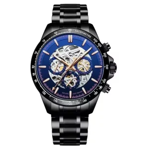 Mechanical Mens Watch Automatic Hollow Dial Men Multi Function Watch for Man