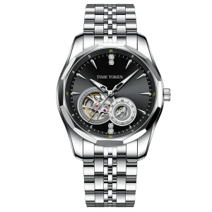 Mechanical Movement Waterproof Watch Manufacture 5atm Hollow Dial Automatic Mechanical Men Watch