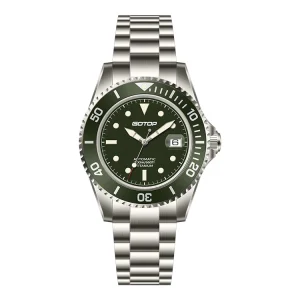 Mechanical Watch for Men Sapphire Stainless Steel Waterproof Dive Sports Automatic Luminous 45 mm Analog