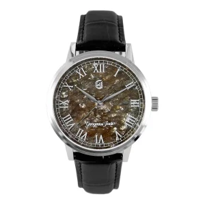 Mechanical Wrist Watch Automatic 50 Meters Waterproof Sapphire Glass Stainless Steel Gemstone Golden Mica Dial