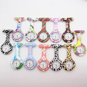 Medical Nurse Watch Brooches Customized Nurse Watch Brooch Nurse Doctor Pocket Watches Clip Hang Clock