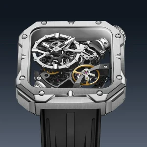 Men Automatic Mechanical Watch BTC I2 Movement 42x13MM Ultra Thin Stainless Steel Sapphire 3ATM