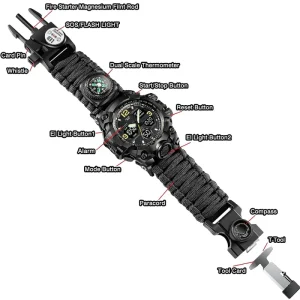 Men Bracelet Sport Touch Set Watch Pressure Digital Watch for Men Women Sports
