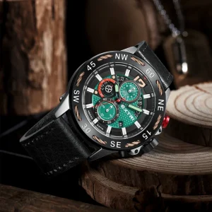 Men Business Sport Quartz Chronograph Alloy Watches Customized