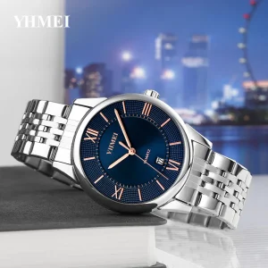 Men Business Wrist Watch Fashion Business Chronograph Quartz Watch Supplier in China