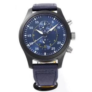 Men Ceramic Mechanical Watch Chronograph Impact Resistant Automatic Wristwatch for Business Sports