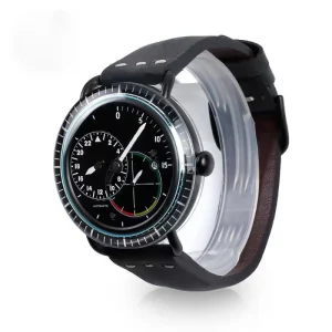 Men Creative Chronograph Manual Winding Mechanical Watch Sapphire Acrylic Stainless Steel