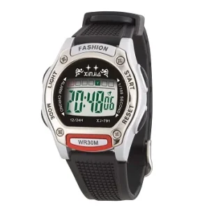 Men Digital Sports Watch Alarm Chronograph Wristwatch Alloy Watch