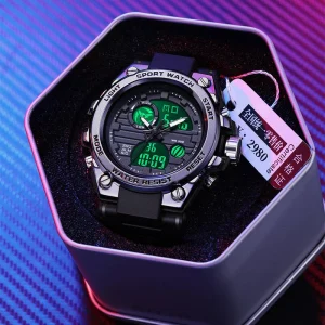 Men Fashion LED Waterproof Digital Mens Watches LED Wristwatch Sports Watch