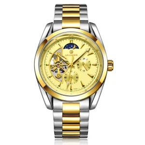 Men Mechanical Watch Waterproof Luminous Automatic Watch Custom Branding Mechanical Tourbillon 20cm