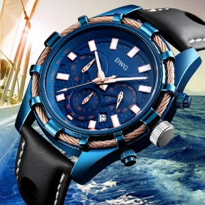 Men Quartz Chronograph Sport Watch