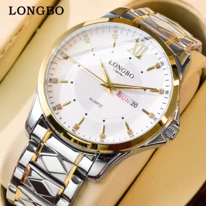 Men Quartz Watch Stainless Steel Watch Band Luxury Wristwatches Men Wrist Watch for Men Waterproof Custom Logo Watch