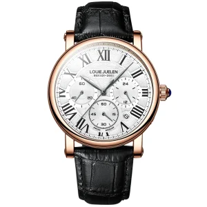 Men Quartz WristWatch Water Resistant Stainless Steel Analog Diamond Luxury Watch for Men