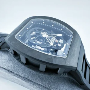 Men Skeleton Dial Waterproof Mechanical Tourbillon Watch Limited Edition