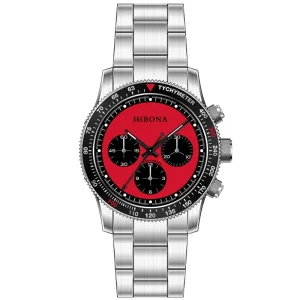 Men Sports Chronograph Watch 40mm Vintage ST1901 Manual Mechanical Sapphire 10 ATM BGW9 Luminous