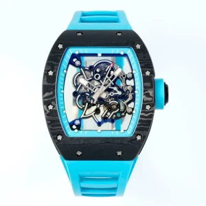 Men Sports Diving Watch RM055 Mechanical Automatic Skeleton Sapphire High Quality Durable Fiber Case Power Reserve