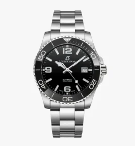Men Stainless Steel Diver Watch 300m Water Resistant Mechanical Movement Business Luxury Fashion