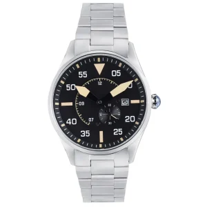 Men Stainless Steel Wrist Watch Business Luminous Waterproof Mechanical Watches for Men