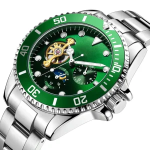 Men Watch Custom Logo Mechanical Diving Tourbillon Automatic Watch