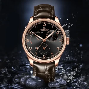 Men Waterproof Luxury Fully Automatic Mechanical Wristwatch for Business