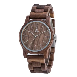 Men Women Quartz Movement Watch for Men and Women Wooden Watches Casual Wood Wristwatch OEM
