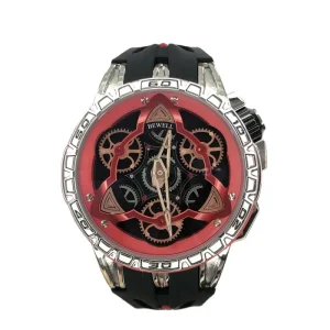 Men Wristband Zinc Alloy and Genuine Leather Strap 3ATM Water Resistant Automatic Men Watch Gift Watches
