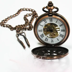 Men and Women Pocket Watch Waterprint Case Antique Automatic Pocket Mechanical Watch for Men Low Moq