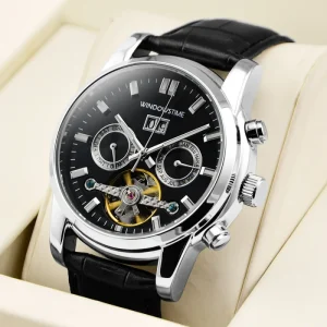 Men’S Luxury Watch Montre De Luxe Pour Hommes Luminous Chronograph Sports Waterproof Mechanical Automatic Wrist Watch Men