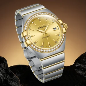 Men’s Automatic Hollow Mechanical Watch Waterproof Luminous