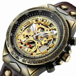 Men’s Automatic Mechanical Chronograph Waterproof Stainless Steel Wristwatch