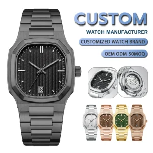 Men’s Automatic Mechanical Watch Luxury Mechanical Watch Mechanical Watches for Women Waterproof Luminous Tourbillon Moonphase