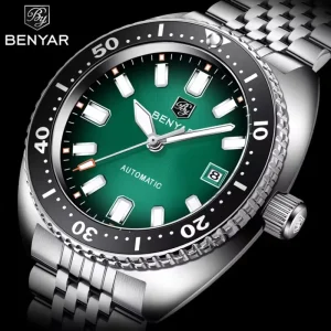 Men’s Automatic Mechanical Watch Night Light 42MM Stainless Steel