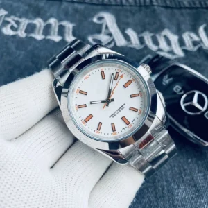 Mens Automatic Mechanical Watch Stainless Steel Alloy Week Display Business Pointer Three Hands Manufacturer
